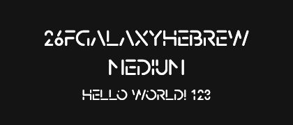 26FGalaxyHebrew-Medium