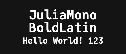 JuliaMono-BoldLatin