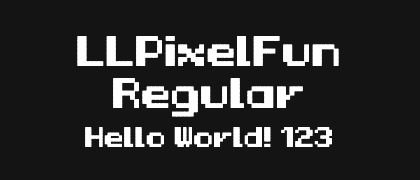 LLPixelFun-Regular