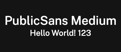 PublicSans-Medium